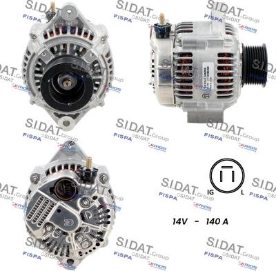 Fispa A12DE0312 - Генератор www.autospares.lv