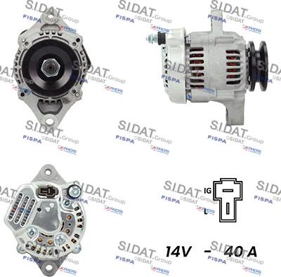 Fispa A12DE0317A2 - Alternator www.autospares.lv