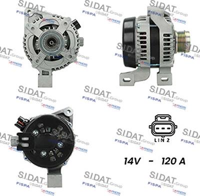 Fispa A12DE1050A2 - Alternator www.autospares.lv