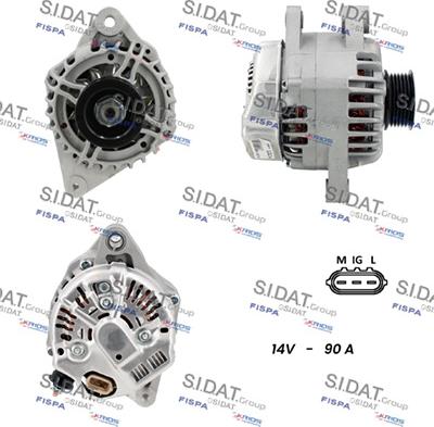 Fispa A12DE1145A2 - Ģenerators autospares.lv