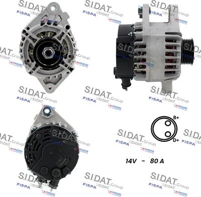 Fispa A12DE1140A2 - Ģenerators autospares.lv