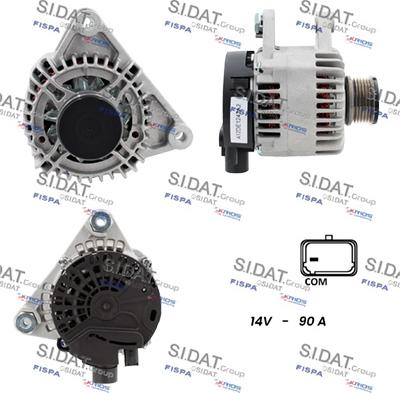 Fispa A12DE1243A2 - Ģenerators www.autospares.lv