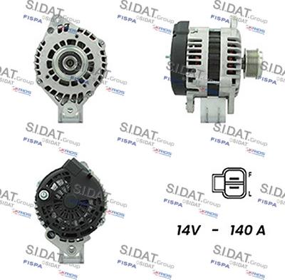 Fispa A12DR0206A2 - Alternator www.autospares.lv