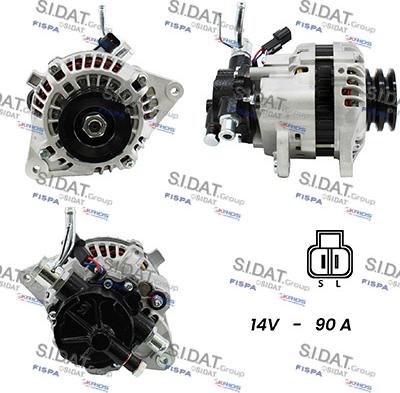 Fispa A12HY0114A2 - Alternator www.autospares.lv