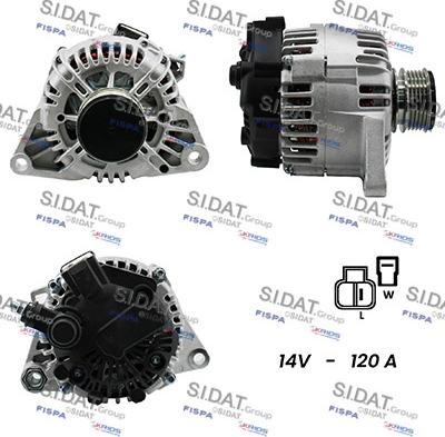 Fispa A12HY0112 - Alternator www.autospares.lv