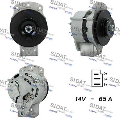 Fispa A12LU0618A2 - Alternator www.autospares.lv