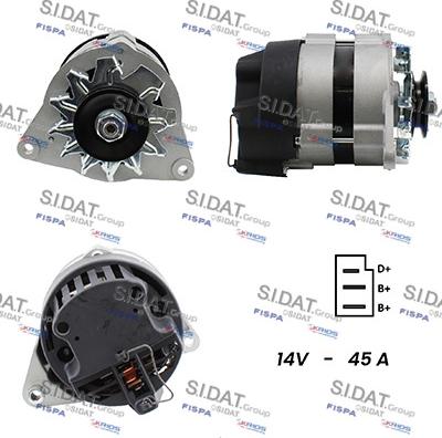 Fispa A12LU0058A2 - Ģenerators autospares.lv