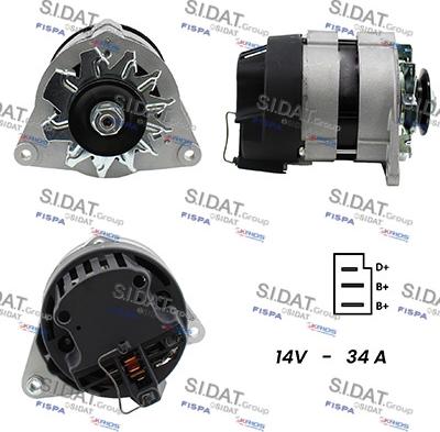 Fispa A12LU0300A2 - Ģenerators www.autospares.lv