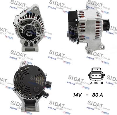 Fispa A12MA0151A2 - Alternator www.autospares.lv