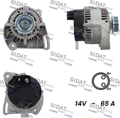 Fispa A12MA0189A2 - Alternator www.autospares.lv