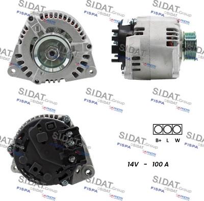 Fispa A12MA1037A2 - Alternator www.autospares.lv