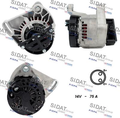 Fispa A12MA1136A2 - Alternator www.autospares.lv