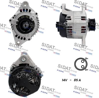 Fispa A12MA1137A2 - Alternator www.autospares.lv