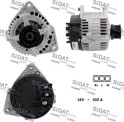 Fispa A12MA1286A2 - Alternator www.autospares.lv