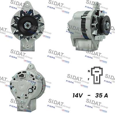 Fispa A12MH0474A2 - Alternator www.autospares.lv