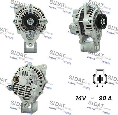 Fispa A12MH0666A2 - Alternator www.autospares.lv