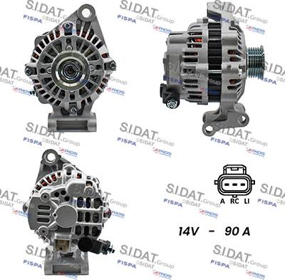 Fispa A12MH0158A2 - Alternator www.autospares.lv