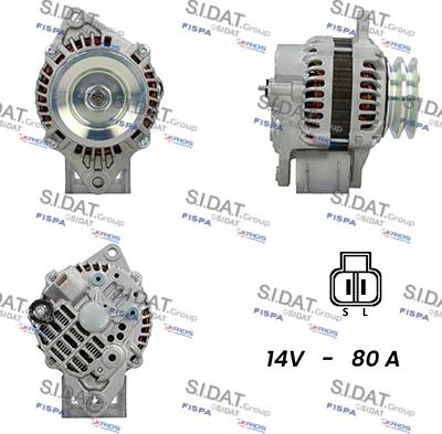 Fispa A12MH0164A2 - Alternator www.autospares.lv