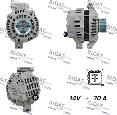 Fispa A12MH0345A2 - Ģenerators autospares.lv