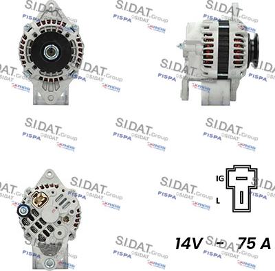 Fispa A12MH0222A2 - Alternator www.autospares.lv