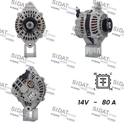 Fispa A12MH0713A2 - Alternator www.autospares.lv