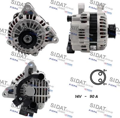 Fispa A12MH1132A2 - Alternator www.autospares.lv