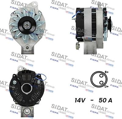 Fispa A12VA0519A2 - Alternator www.autospares.lv