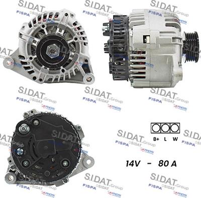 Fispa A12VA0520A2 - Alternator www.autospares.lv