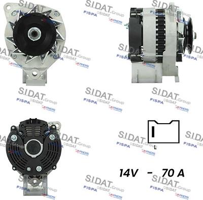 Fispa A12VA0617A2 - Alternator www.autospares.lv