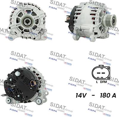 Fispa A12VA0098A2 - Alternator www.autospares.lv