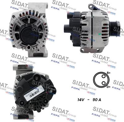 Fispa A12VA0001 - Alternator www.autospares.lv