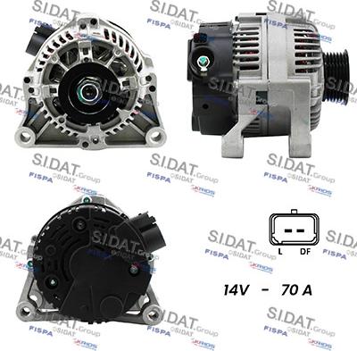 Fispa A12VA0034A2 - Alternator www.autospares.lv