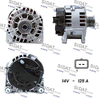 Fispa A12VA0020A2 - Alternator www.autospares.lv