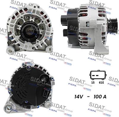 Fispa A12VA0079A2 - Alternator www.autospares.lv