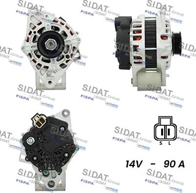 Fispa A12VA0165A2 - Alternator www.autospares.lv