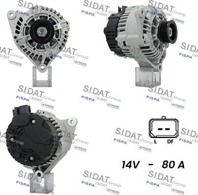 Fispa A12VA0182A2 - Alternator www.autospares.lv