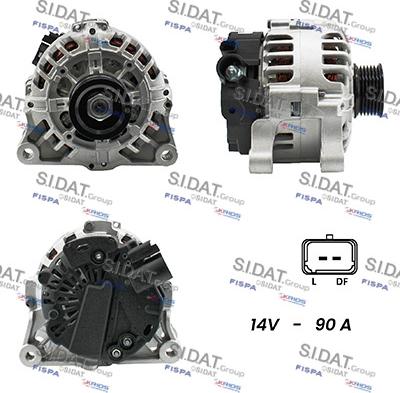 Fispa A12VA0125A2 - Alternator www.autospares.lv