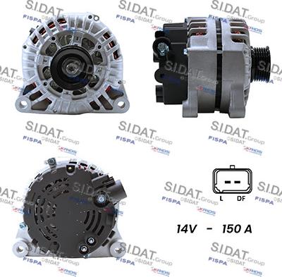 Fispa A12VA0390A2 - Alternator www.autospares.lv