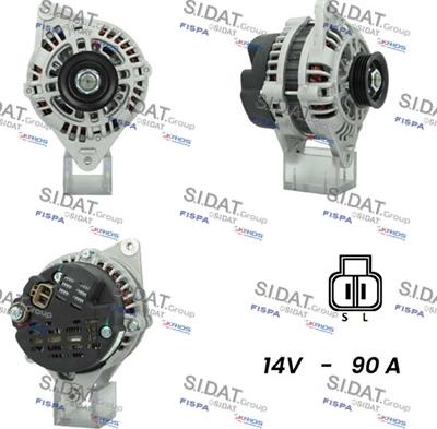 Fispa A12VA0360 - Генератор www.autospares.lv