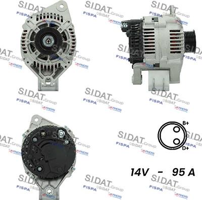 Fispa A12VA0388A2 - Alternator www.autospares.lv