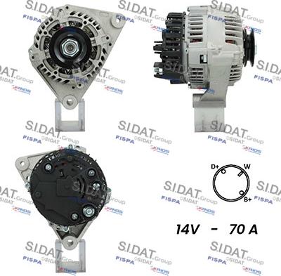 Fispa A12VA0246A2 - Alternator www.autospares.lv