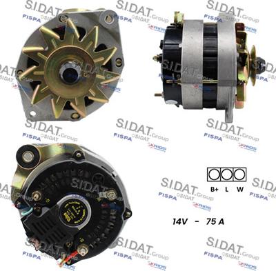 Fispa A12VA0264 - Alternator www.autospares.lv