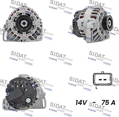 Fispa A12VA1011A2 - Alternator www.autospares.lv