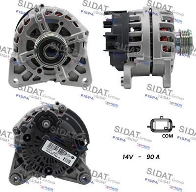 Fispa A12VA1244 - Alternator www.autospares.lv