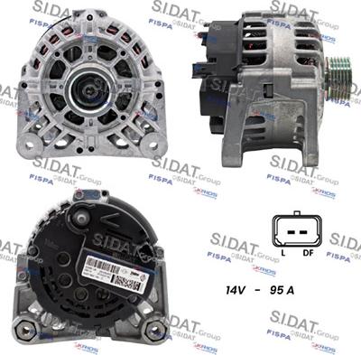 Fispa A12VA1246 - Alternator www.autospares.lv