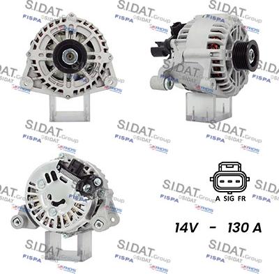 Fispa A12VS0585A2 - Alternator www.autospares.lv