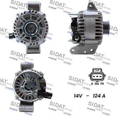 Fispa A12VS0088A2 - Alternator www.autospares.lv