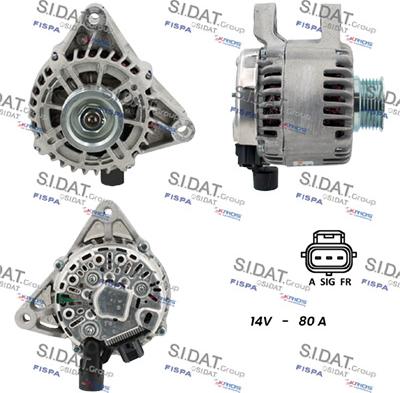 Fispa A12VS0152 - Alternator www.autospares.lv