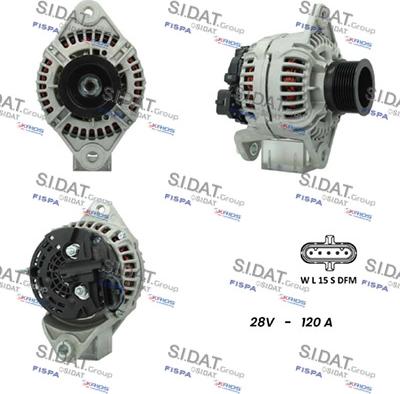 Fispa A24BH0090 - Генератор www.autospares.lv