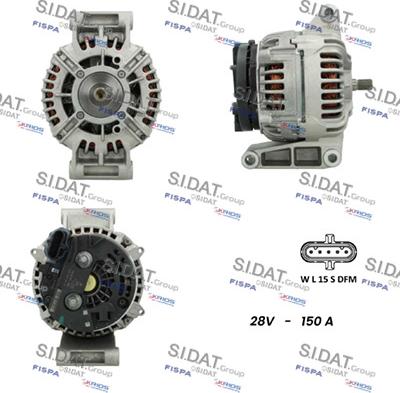 Fispa A24BH0047 - Генератор www.autospares.lv